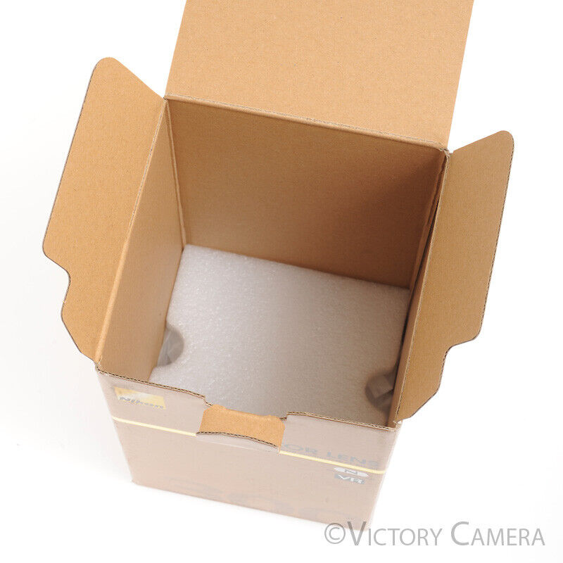 Nikon Nikkor 300mm f4E PF ED N VR Lens Box w/ Manual -Box Only, Clean-