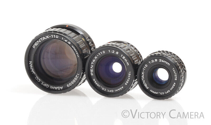 pentax auto 110 lenses