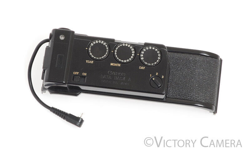 Canon Data Back A for Canon AE1 AE-1 Program A1 -Read- - Victory Camera