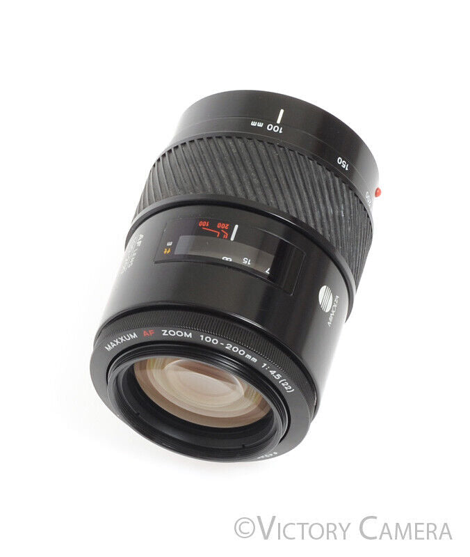 Minolta Maxxum (Sony A) AF 100-200mm f4.5 Tele Zoom Lens -Clean w/ Shade- [EXC+] - Victory Camera