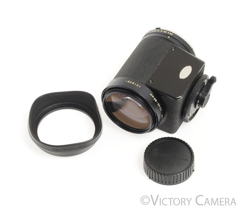 Minolta Rare MC Zoom Rokkor-X 40-80mm f2.8 Zoom Lens w/ Shade -Clean, Cool- - Victory Camera