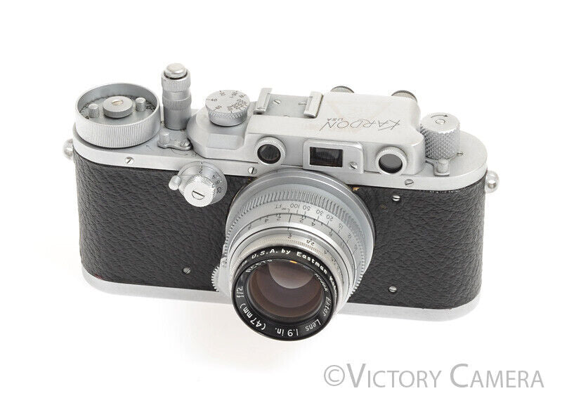 Kardon PH-629/UF Signal Corps US Army Camera w/ Kodak Ektar 47mm f2 Lens -Rare- - Victory Camera