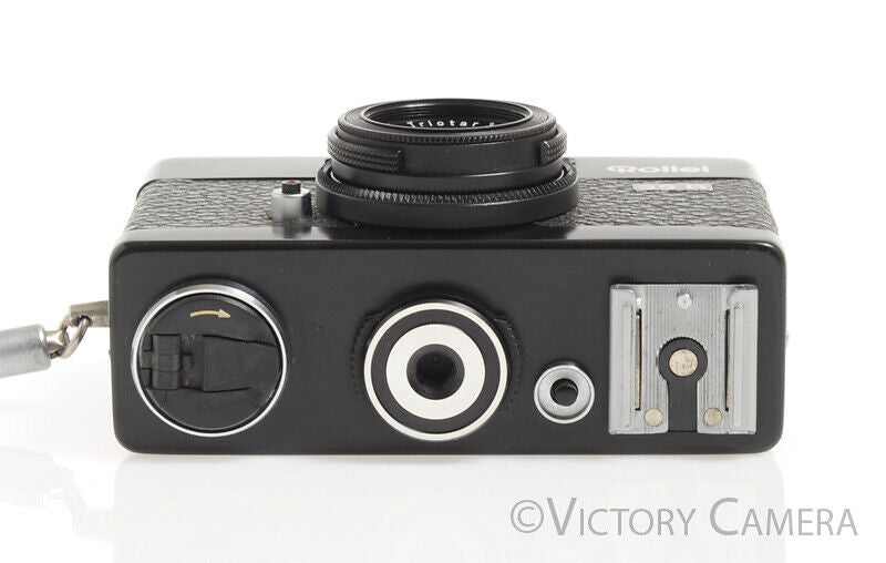 Rollei 35B 35 B Black 35mm Film Camera w/ Triotar 40mm F3.5 Lens -No Meter- - Victory Camera