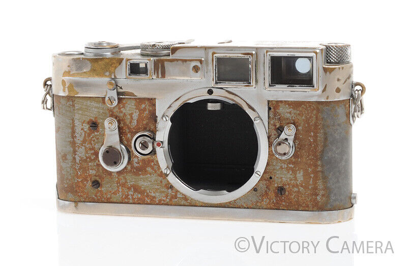 Leica M3 DS Double Stroke Distressed 35mm Film Camera Body -Cool- - Victory Camera