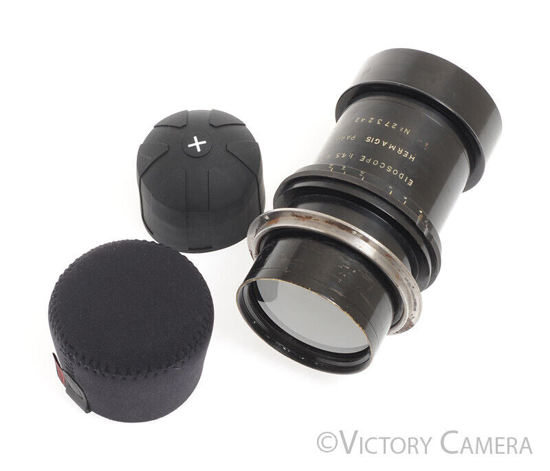 Hermagis Eidoscope 375mm f4.5 No. 2 Soft Focus 8x10 Large Format Lens -Clean-