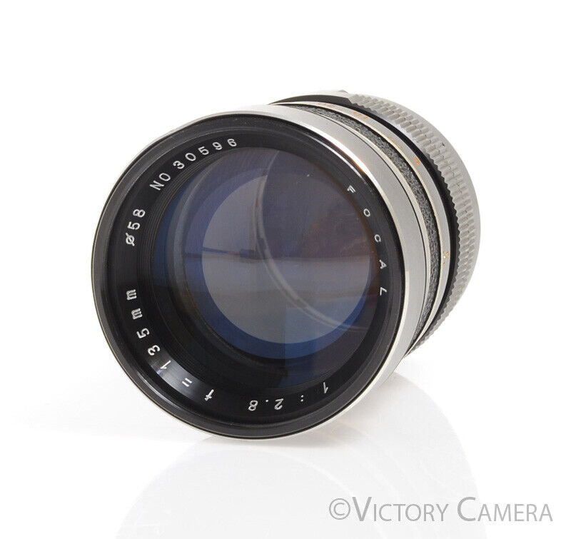 Focal 135mm f2.8 Telephoto Portrait Headshot Lens for M42 -Clean Glass- - Victory Camera