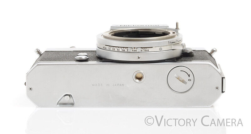 Nikon Nikkormat FT-2 FT2 Chrome 35mm Film Camera Body -Good Seals-