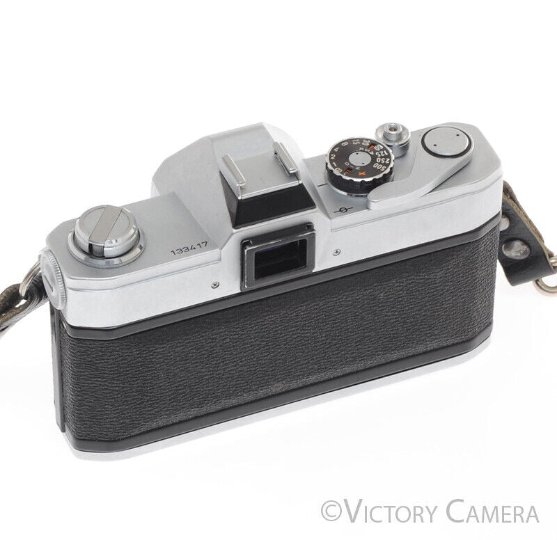 Canon TL QL Chrome 35mm SLR Camera Body -Read, No Meter-
