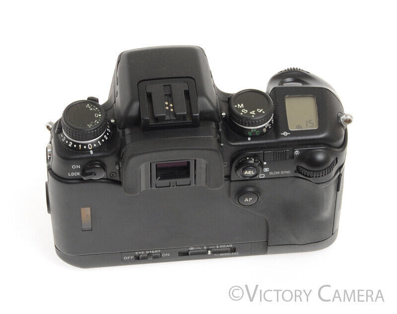 Minolta A-9 Alpha Maxxum Dynax 9 35mm Film SLR Camera Body - Victory Camera