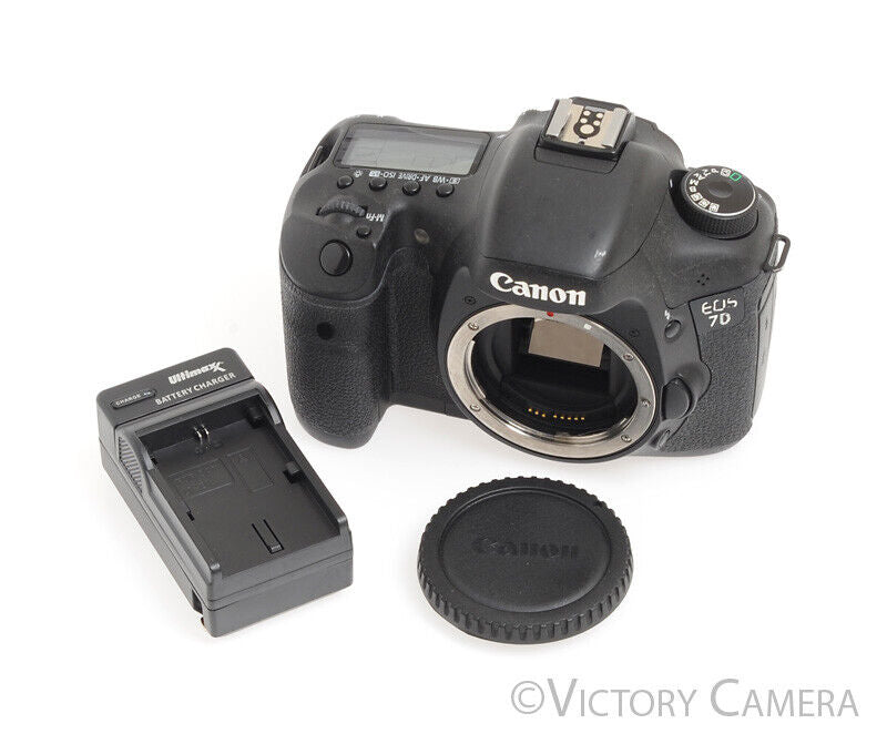 Canon EOS 7D 18MP Digital SLR Body &amp; Charger -Light Wear- [EXC-] - Victory Camera