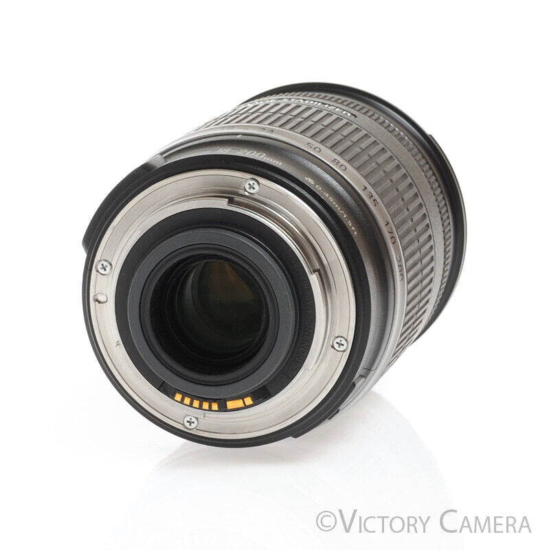 Canon EF-S 18-200mm f3.5-5.6 IS Macro Telephoto Zoom Lens -Clean- - Victory Camera