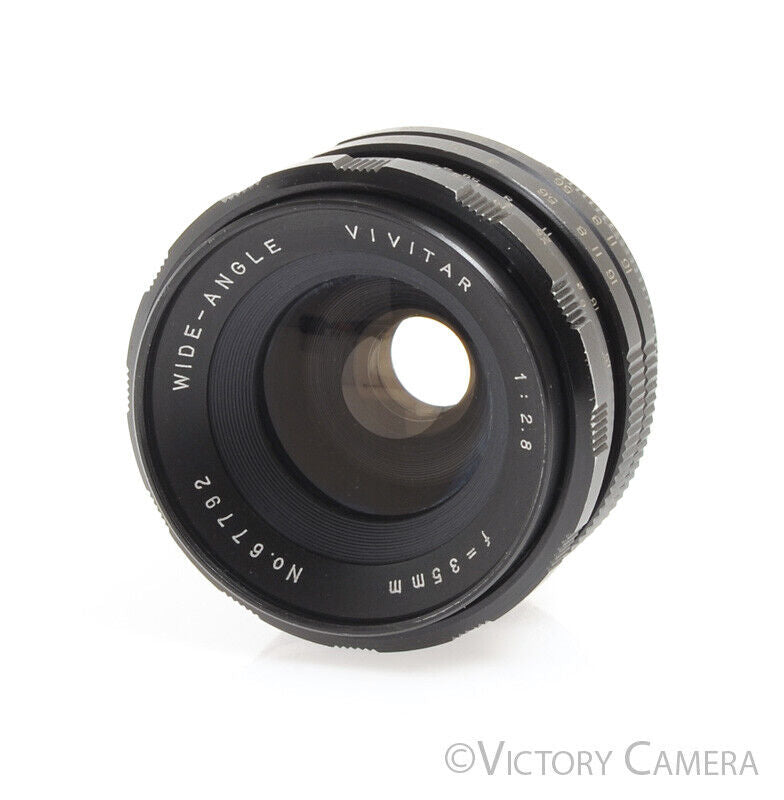 Vivitar 35mm F2.8 Wide-Angle Prime Lens for M42 Mount - Victory Camera