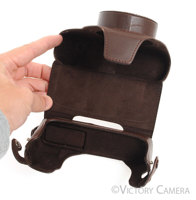 Fuji Fujifilm Genuine LC-X100S Leather Case and Strap for Fuji X100S  [EXC] - Victory Camera