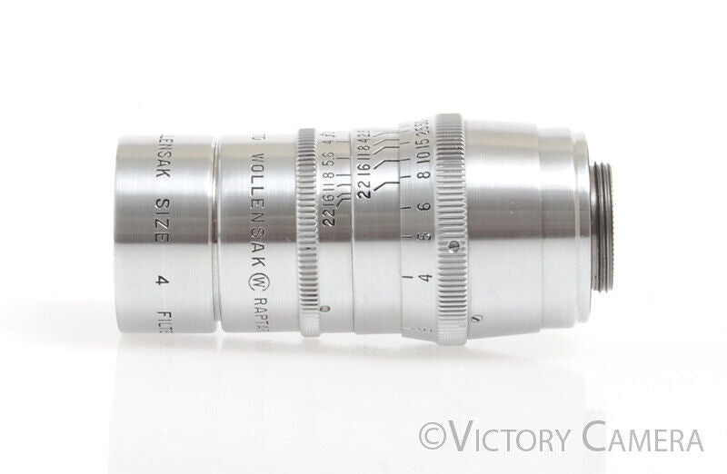 Wollensak Raptar 1 1/2&quot; (38mm) f2.8 D Mount Cine Telephoto Lens -Clean in Case-