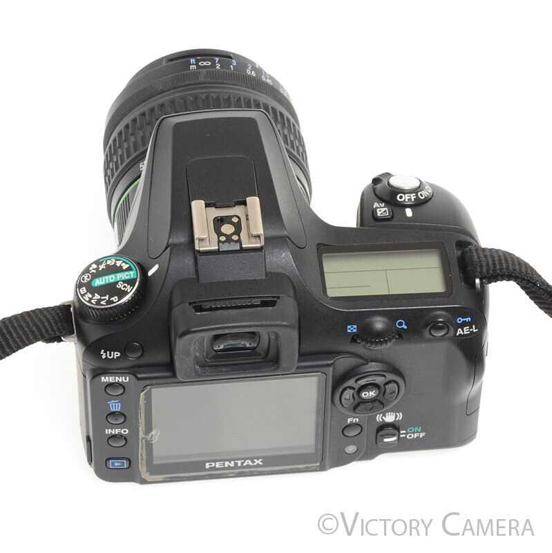 Pentax K100D 6.1MP DSLR w/ 18-55mm Zoom Lens ~5,000 Shots