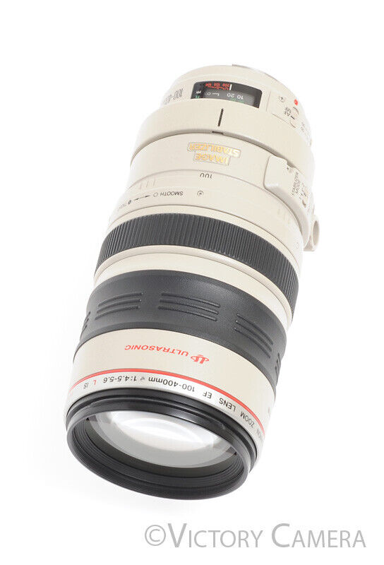 Canon EOS EF 100-400mm f4.5-5.6 L IS USM Lens w/ Shade &amp; Case -Very Clean-
