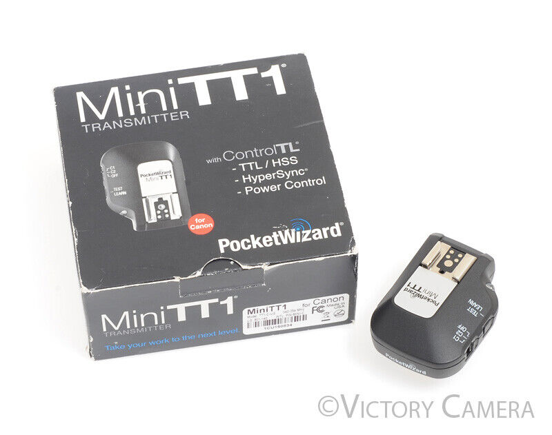 PocketWizard Pocket Wizard Mini TT1 TTL Transmitter for Canon -Clean in Box- [EXC+] - Victory Camera