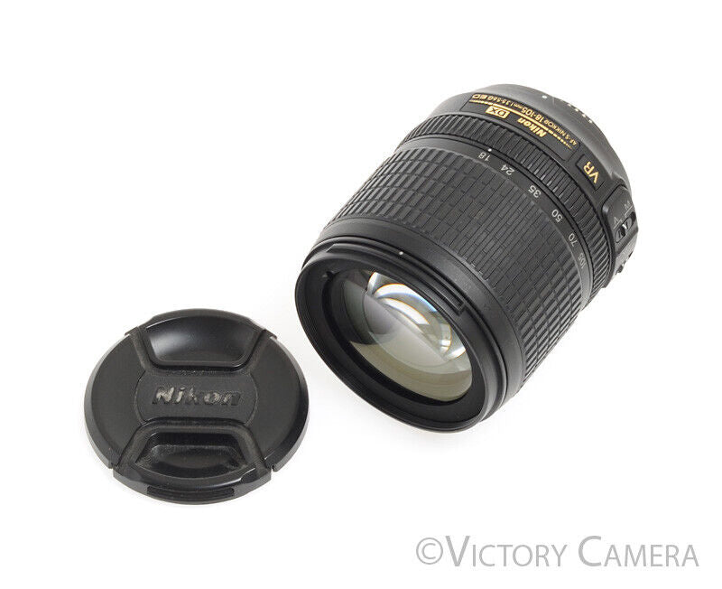 Nikon Nikkor AF-S 18-105mm f3.5-5.6 G DX VR ED Zoom Lens -Clean- - Victory Camera