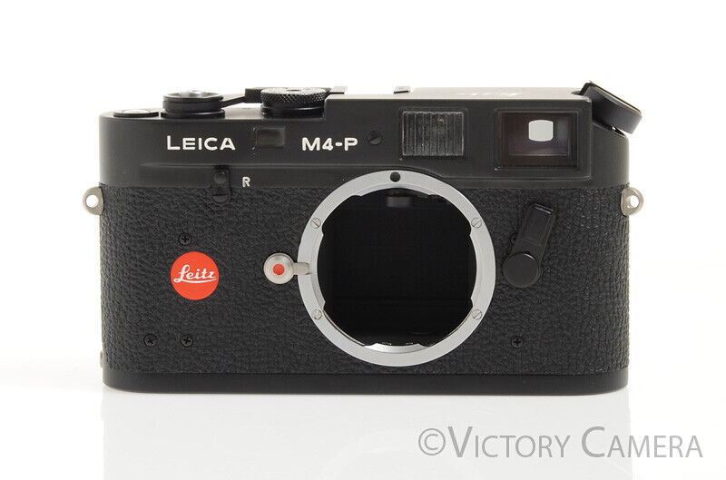 Leica Leitz M4-P Black 35mm Rangefinder Camera w/ Strap -Mint in Box- - Victory Camera