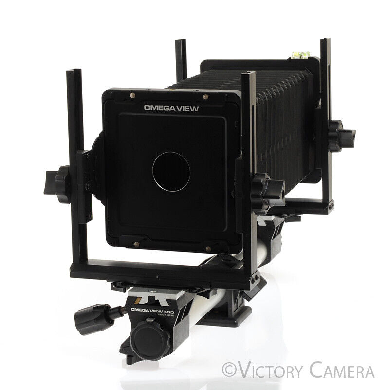 Omega View 45D Large Format 4x5 Rail Camera w/ Revolving Back  [EXC] - Victory Camera