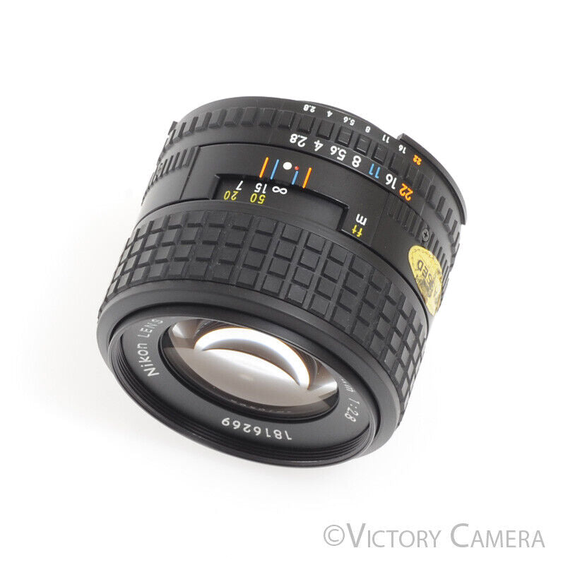 Nikon Series E 100mm f2.8 AI-S Telephoto Portrait Prime Lens -Clean-