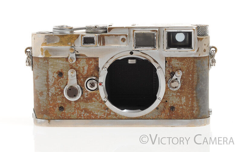 Leica M3 DS Double Stroke Distressed 35mm Film Camera Body -Cool- - Victory Camera