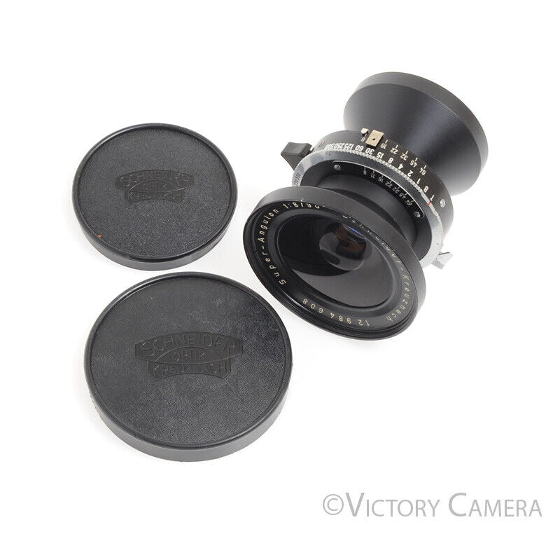 Schneider Super Angulon 90mm F8 4x5 Wide Angle Lens -Clean-