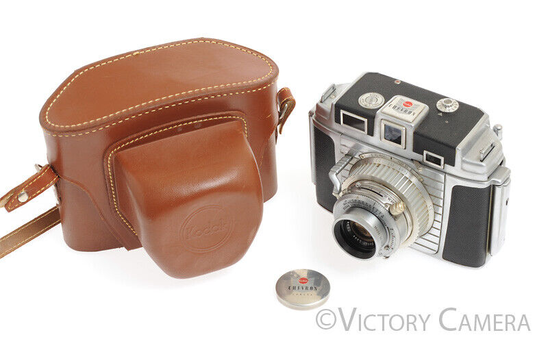 Kodak Chevron 6x6 620 Medium Format Camera w/ 78mm F3.5 Lens -Clean-