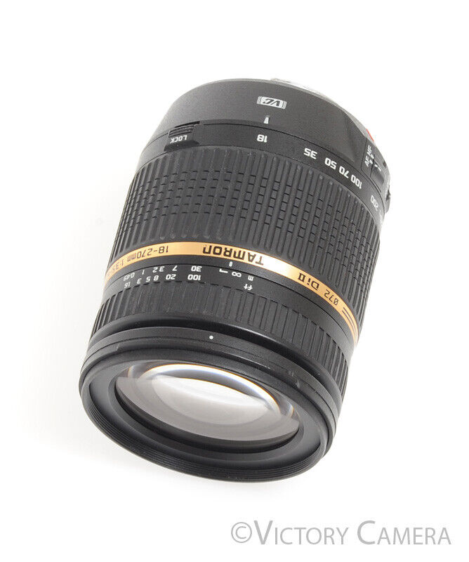 Tamron 18-270mm f3.5-6.3 Di II B003 Lens for Canon EF EOS -Clean- - Victory Camera
