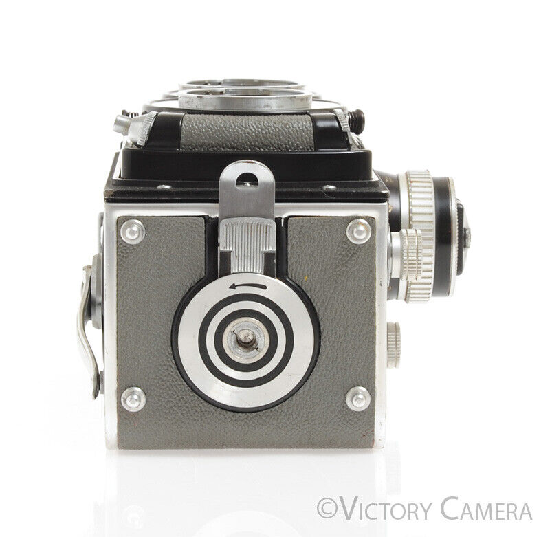 Rollei Rolleiflex T Grey TLR Medium Format Film Camera w/ Zeiss 75mm F3.5 Lens - Victory Camera