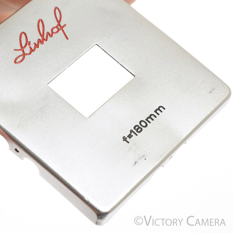 Linhof Super Technika III, IV View Frame Mask for 180mm f5.5 Tele-Arton Lens [EXC-] - Victory Camera
