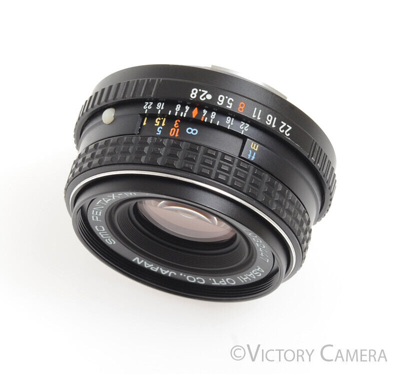 Pentax-M SMC 28mm f2.8 K Mount Wide Angle Prime Lens -Clean-