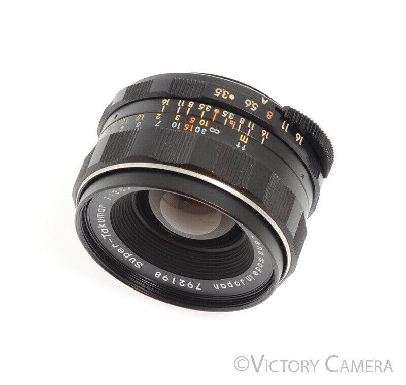 Pentax Super-Takumar 35mm F3.5 M42 Screw Mount Wide Angle Lens  [EXC] - Victory Camera