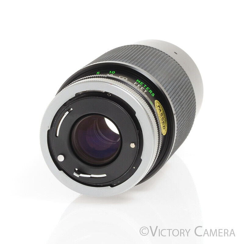 Vivitar 75-205mm f3.8 MC Close Focusing Macro Telephoto Zoom Lens for Canon FD