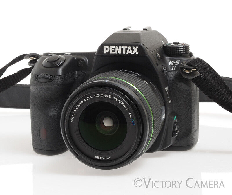 Pentax K-5 II 16.3MP Digital SLR w/ Pentax-DA 18-55mm f3.5-5.6 Zoom Lens -Clean-