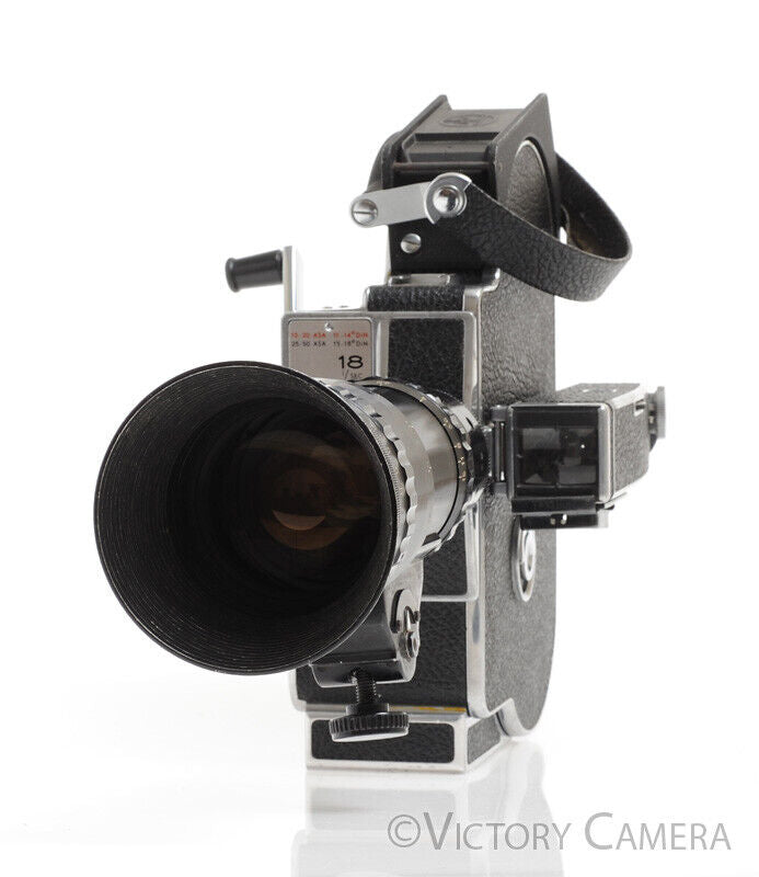 Paillard Bolex H16M 16mm Movie Camera w/ Som Berthiot 17-85mm f2 [EXC] - Victory Camera