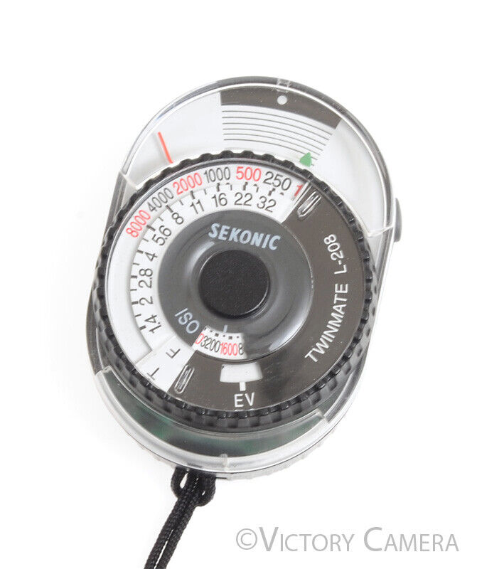 Sekonic TwinMate L-208 Analog Incident / Reflected Light Meter -Clean, Accurate-