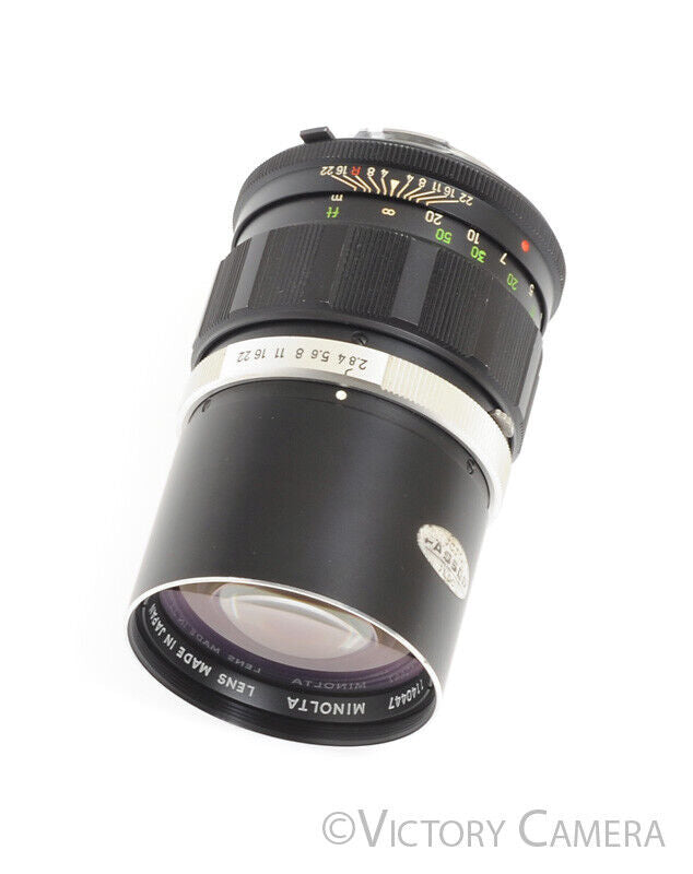 Minolta MC Tele Rokkor-X PF 135mm f2.8 Prime Lens