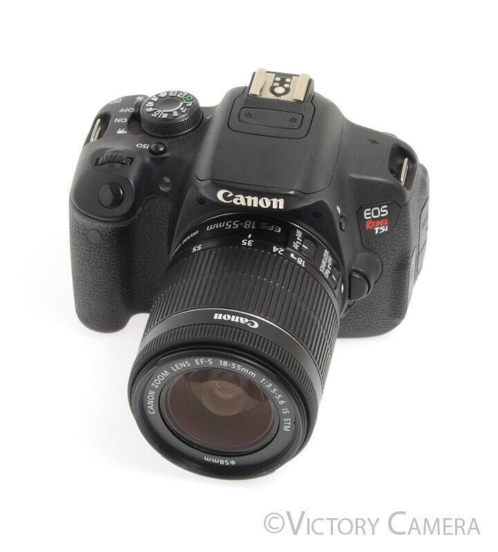 Canon EOS Rebel T5i DSLR w/ 18-55mm Zoom Lens -Clean- - Victory Camera