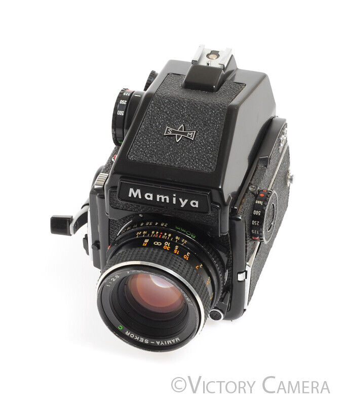 Mamiya m645 1000s 645 Camera w/ Eye Level &amp; 80mm f2.8 C Lens -New Seals-