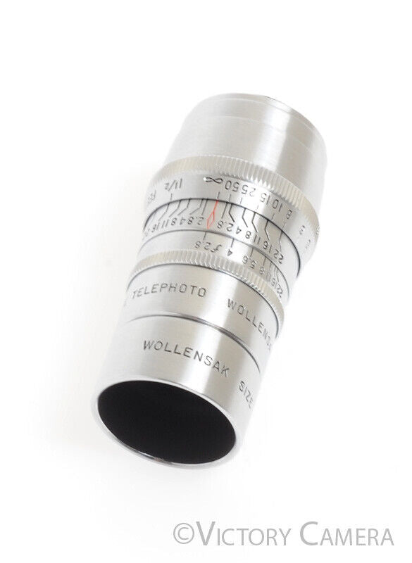 Wollensak Raptar 1 1/2" (38mm) f2.8 D Mount Cine Telephoto Lens -Clean in Case- - Victory Camera