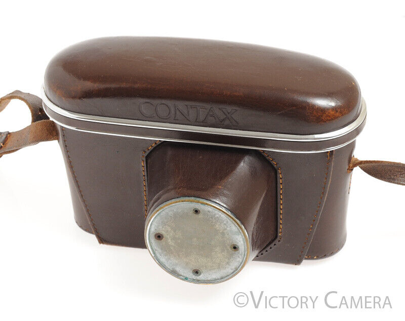 Contax Genuine IIA II Ever Ready Brown Leather Camera Case