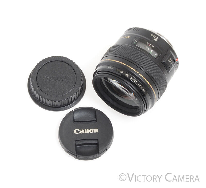 Canon EF 85mm F1.8 USM Portrait Prime Lens -Very Nice, Clean-
