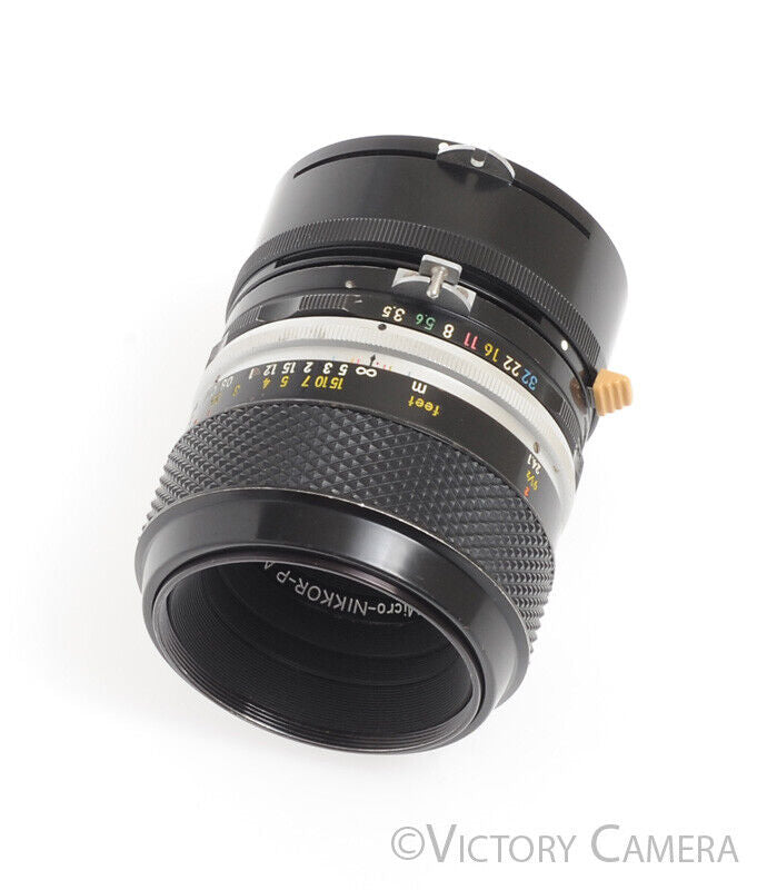 Nikon Nikkor-P Auto 55mm f3.5 Non-AI Macro Lens w/ PK-3 Extension Tube -Clean- - Victory Camera