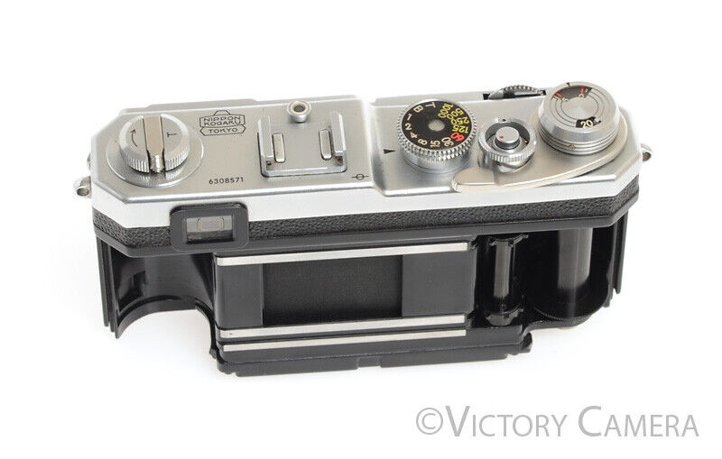 Nikon S3 Chrome 35mm Rangefinder Camera Body (only) -As is, Parts/Repair- - Victory Camera