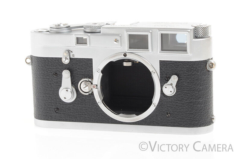 Leica M3 SS (Single Stroke) Chrome 35mm Rangefinder Camera Body -Nice- - Victory Camera