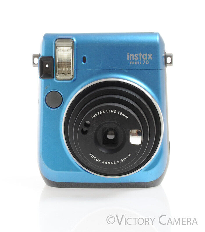 Fuji Instax Mini 70 Blue Instant Film Camera - Victory Camera