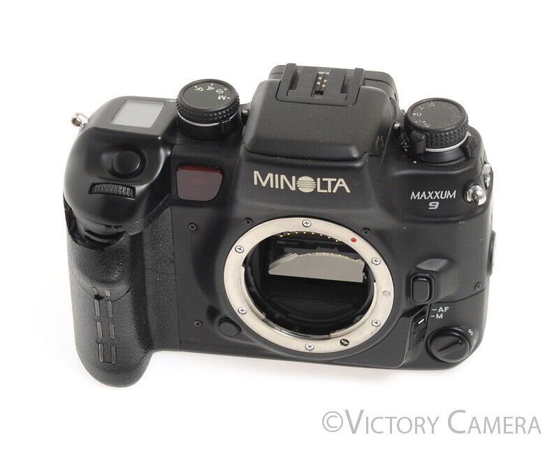 Minolta A-9 Alpha Maxxum Dynax 9 35mm Film SLR Camera Body - Victory Camera