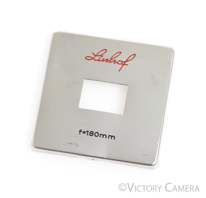 Linhof Super Technika III, IV View Frame Mask for 180mm f5.5 Tele-Arton Lens [EXC-] - Victory Camera