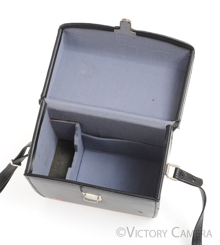 Leica CL Black Leather Camera System Case w/ Red Logo -Clean-